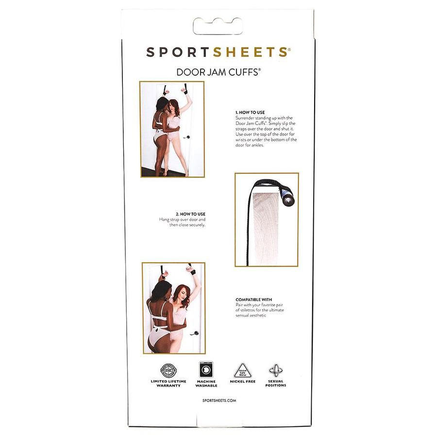 SportSheets Door Jam Cuffs – Easy Setup Adjustable Door Restraint Cuffs Secondary image