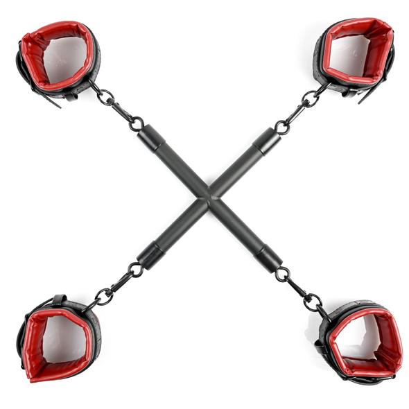 Saffron Hog Tie and Cuff Set – Adjustable Faux Leather Padded Restraint Set > Bondage Gear > Restraints