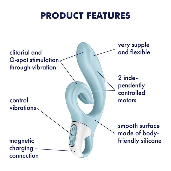 Satisfyer Love me - Blue > Vibrators > Ladies > Rabbit