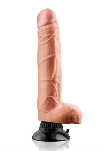 Real Feel Deluxe No.7 9 Inch Phthalate-Free Fanta Flesh Lifelike Vibrator Beige > Vibrators > Realistic Vibrators Main image