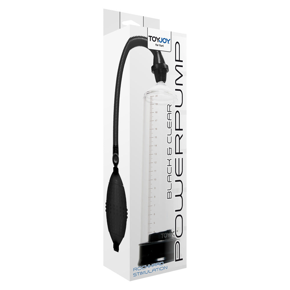 ToyJoy Rockhard Penis Power Pump Black Clear Comfort Sleeve > Sex Toys For Men > Penis Enlargers