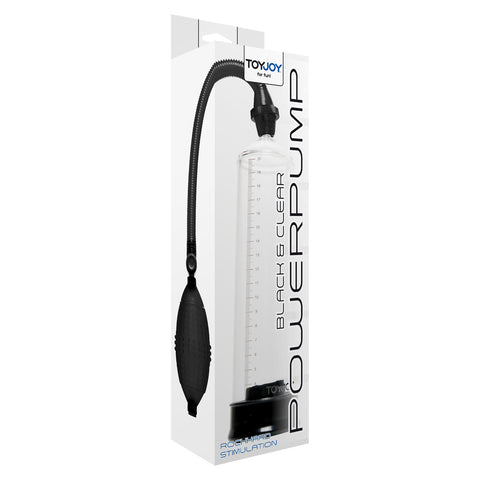 ToyJoy Rockhard Penis Power Pump Black Clear Comfort Sleeve > Sex Toys For Men > Penis Enlargers