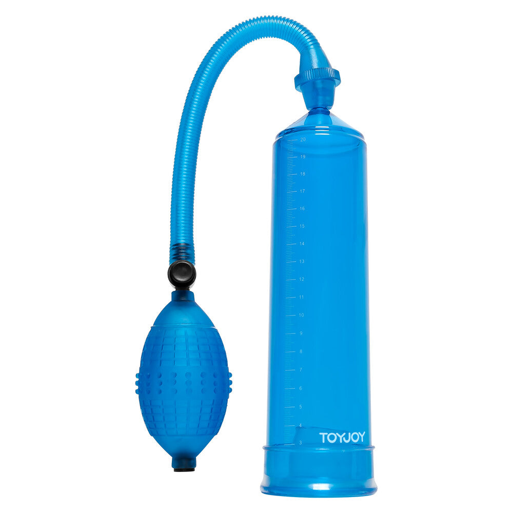 ToyJoy Rock Hard Power Penis Pump Blue Stimulation Device Default Title > Sex Toys For Men > Penis Enlargers