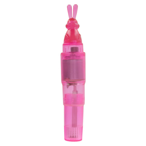 Animal Crackers Funny Bunny 5 Inch Mini Vibrator Pink Default Title > Sex Toys For Ladies > Clitoral Vibrators and Stimulators