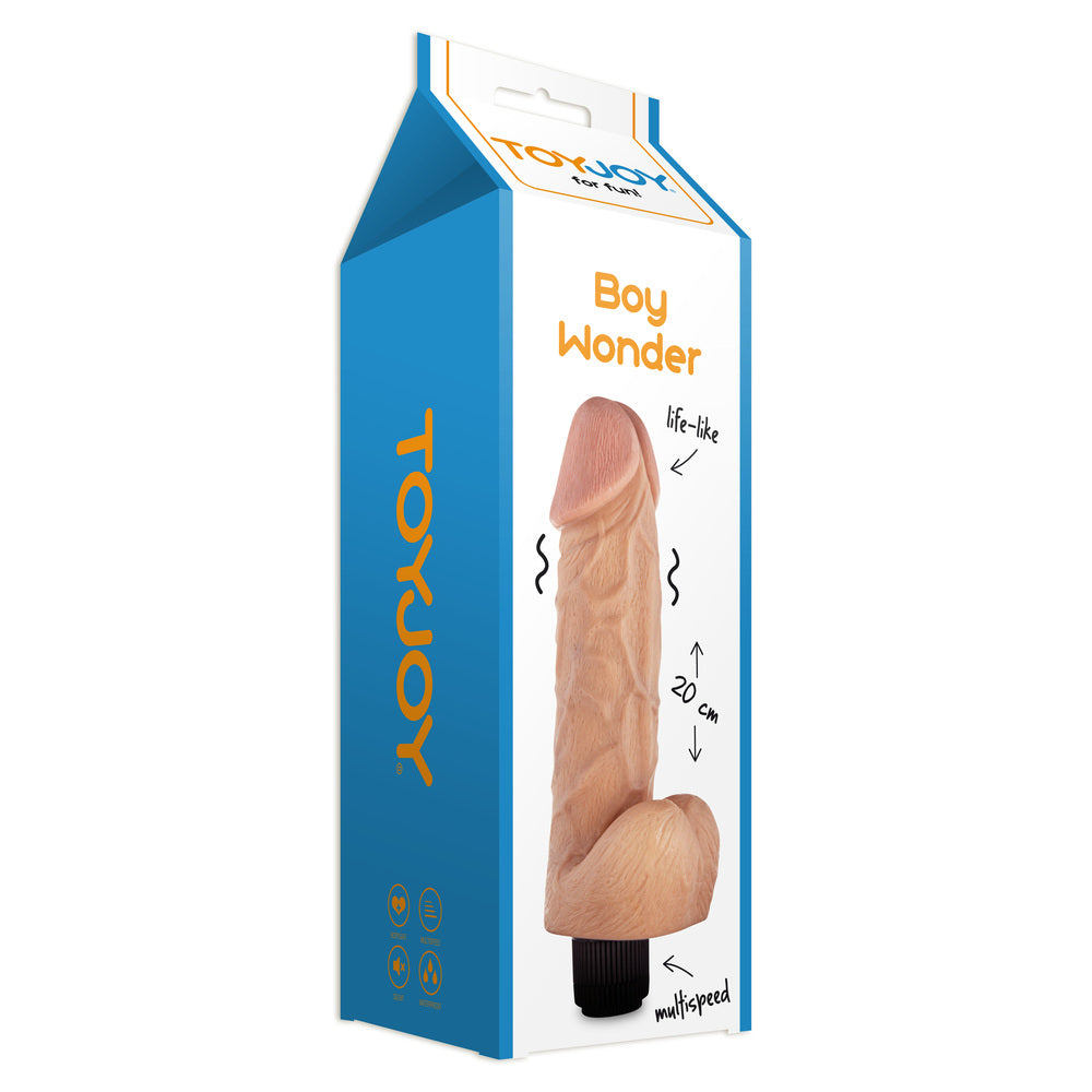 ToyJoy Boy Wonder Large 9 Inch Firm Penis Vibrator > Realistic Dildos and Vibes > Penis Vibrators