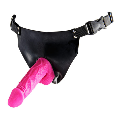 ToyJoy Pink Powergirl Vibrating Strap On Dong Harness