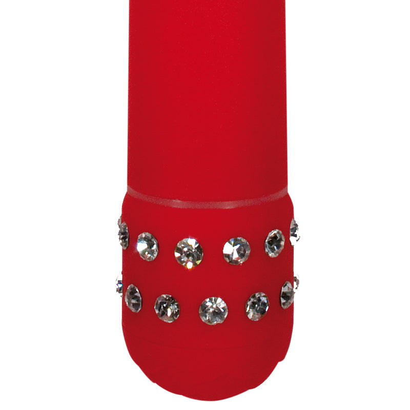 ToyJoy Diamond Red Superbe Mini Vibrator With Rhinestones > Sex Toys For Ladies > Mini Vibrators