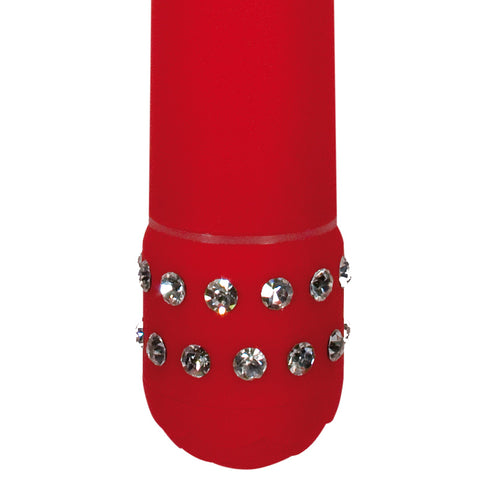 ToyJoy Diamond Red Superbe Mini Vibrator With Rhinestones > Sex Toys For Ladies > Mini Vibrators