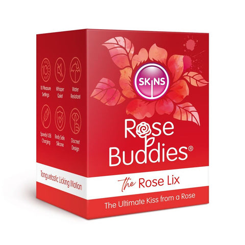 Skins Rose Buddies The Rose Flix Clitoral Massager Red > Sex Toys For Ladies > Clitoral Vibrators and Stimulators