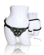 Latigo Leather Strap-On Harness – Adjustable Leather with Four-Way Straps Up to 60 Inches > Dildos > Strap On Harnesses