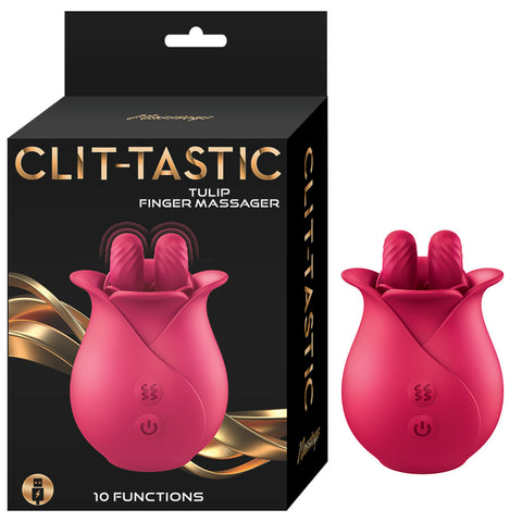 ClitTastic Tulip Finger Massager Rechargeable > Sex Toys For Ladies > Clitoral Vibrators and Stimulators