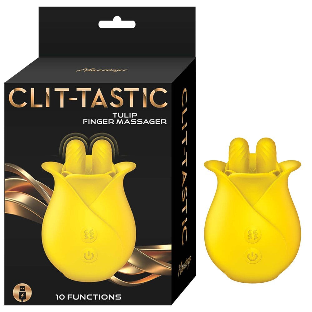 ClitTastic Tulip Finger Massager Rechargeable > Sex Toys For Ladies > Clitoral Vibrators and Stimulators