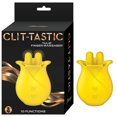 ClitTastic Tulip Finger Massager Rechargeable > Sex Toys For Ladies > Clitoral Vibrators and Stimulators