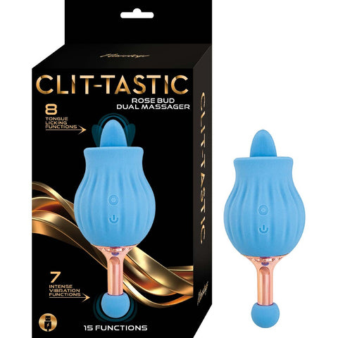 ClitTastic Rose Bud Dual Massager Rechargeable > Sex Toys For Ladies > Clitoral Vibrators and Stimulators