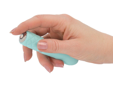 Pillow Talk Flirty Teal Vibrator for Playful Exploration