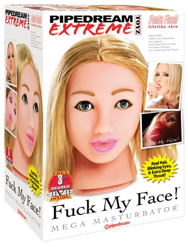 Pipedream PDX Extreme Fuck My Face Mega Masturbator – Dual Hole Silicone Male Masturbator