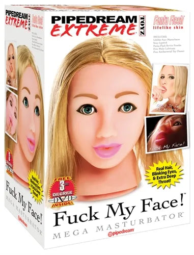 Pipedream PDX Extreme Fuck My Face Mega Masturbator – Dual Hole Silicone Male Masturbator > Sex Toys For Men > Masturbators Premium