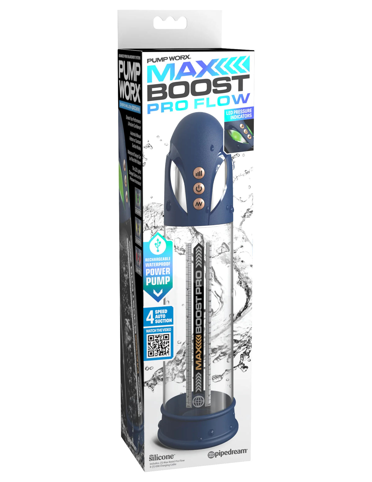 Pump Worx Max Boost Pro Flow Premium Penis Pump > Pumps > Penis Pumps Electric