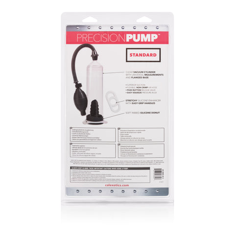 Precision Pump Standard Kit For Adult Intimacy Use At Home Clear Pumps