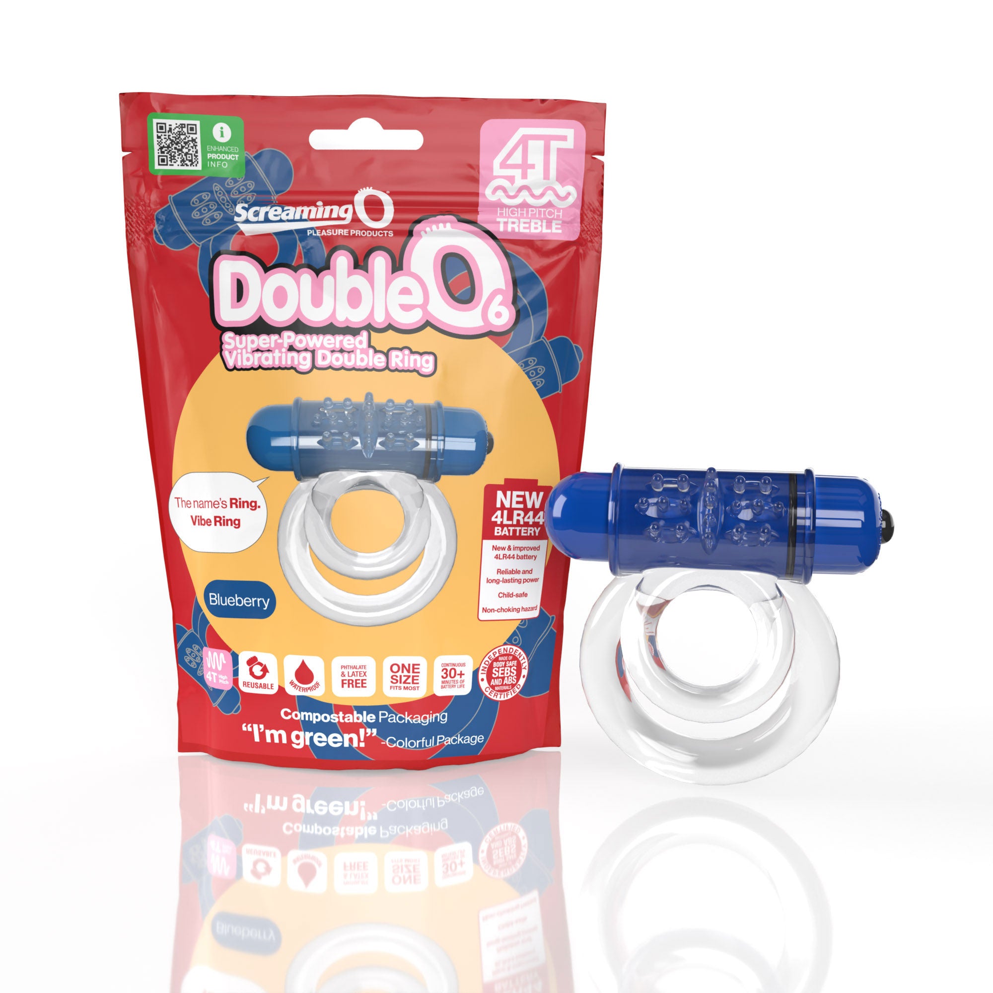 Screaming O 4T DoubleO 6 – Super Powered Vibrating Double Ring > Cock Ring > Vibrating