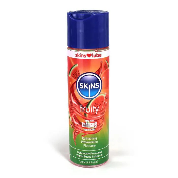 Skins Watermelon Water-Based Lubricant 4.4 Fl Oz Enhanced Oral Play Gel Default Title > Lube > Flavoured Main image
