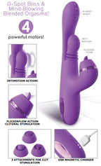 Fantasy For Her IntiMotion Pulse Pro 24 cm Swirling and Flicking Rabbit Vibrator > Vibrators > Ladies > Rabbit Multi