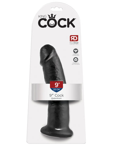 King Cock 9 Inch Realistic Dildo with Veins – 22.9 cm Dildo > Dildos > Large Dildos