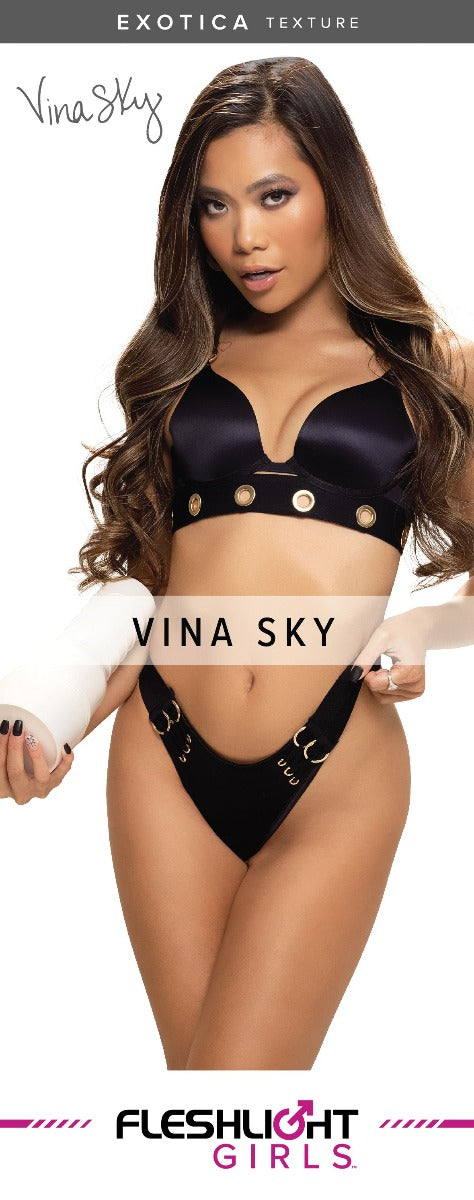 Fleshlight Girls Vina Sky Exotica – Real Feel Silicone Sleeve Male Masturbator > Sex Toys For Men > Masturbators > Pornstar