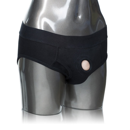 Packer Gear Brief Harness Large to Xtra Large Black Bodyforms