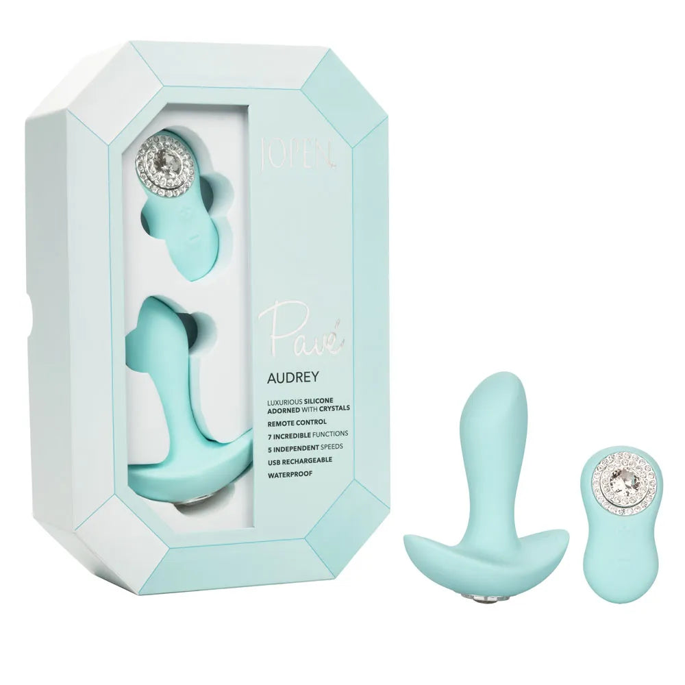 Pavé By Jopen Audrey – Flexible Probe Rechargeable Anal Stimulator with Remote Control > Anal Range > Vibrating Butt Plugs