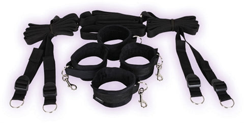 SportSheets Under Bed Restraint System For Secure Couples Black > Bondage Gear > Bed Restraints