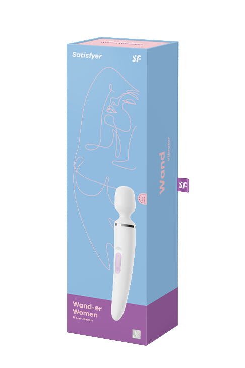 Satisfyer Wand-er Woman Rechargeable Massage Wand – White Massage Wand > Sex Toys > Massage Wands