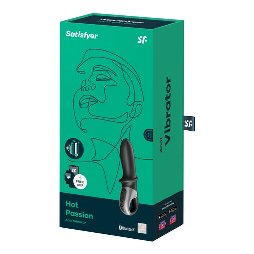 Satisfyer Hot Passion Connect – App-Controlled Warming Rechargeable Anal Vibrator Black > Anal Range > Vibrating Butt Plugs
