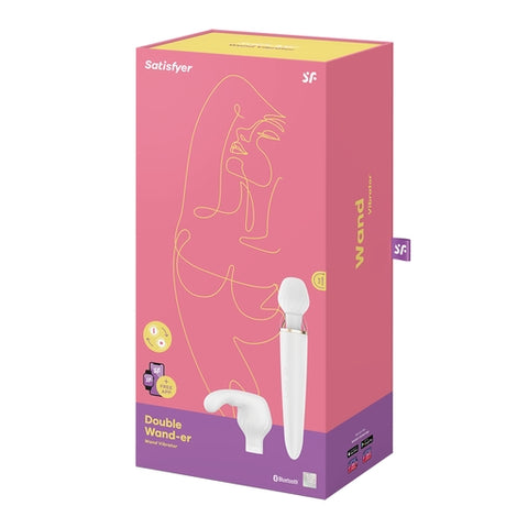 Satisfyer Double Wander Bluetooth and App Default Title > Sex Toys For Ladies > Wand Massagers and Attachments