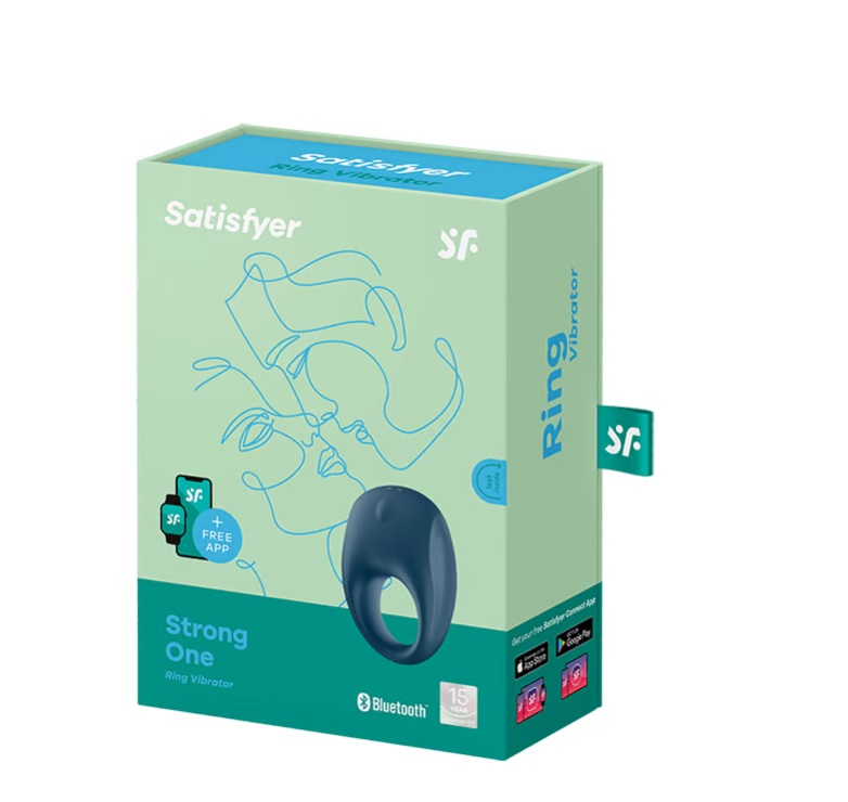 Satisfyer Strong One App Enabled Silicone Cock Ring – Rechargeable Adult Toy > Sex Toys > Remote Control Toys