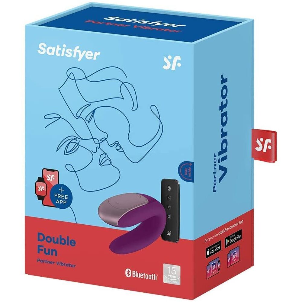 Satisfyer Partner Double Fun App Enabled Rechargeable U-Shaped Couples Vibrator > Sex Toys > Remote Control Toys