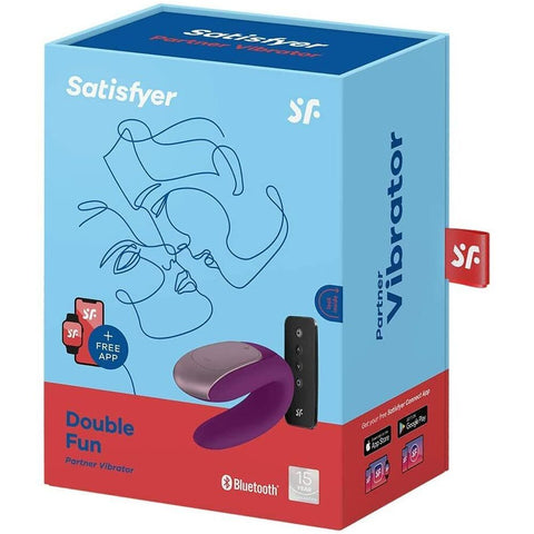 Satisfyer Partner Double Fun App Enabled Couples Vibrator > Sex Toys For Ladies > Remote Control Toys