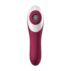 Satisfyer Dual Crush Air Pulse Stimulator with Vibration – Rechargeable Silicone Vibrator > Sex Toys For Ladies > Air Pulsation