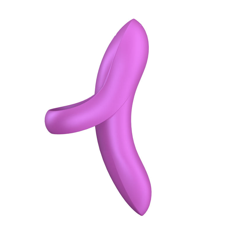 Satisfyer Bold Lover Dark USB Rechargeable Finger Stimulator > Vibrators > Finger Vibrators