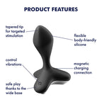 Satisfyer Game Changer Vibrating Anal Plug – Powerful Motor Anal Plug > Anal Range > Vibrating Butt Plugs