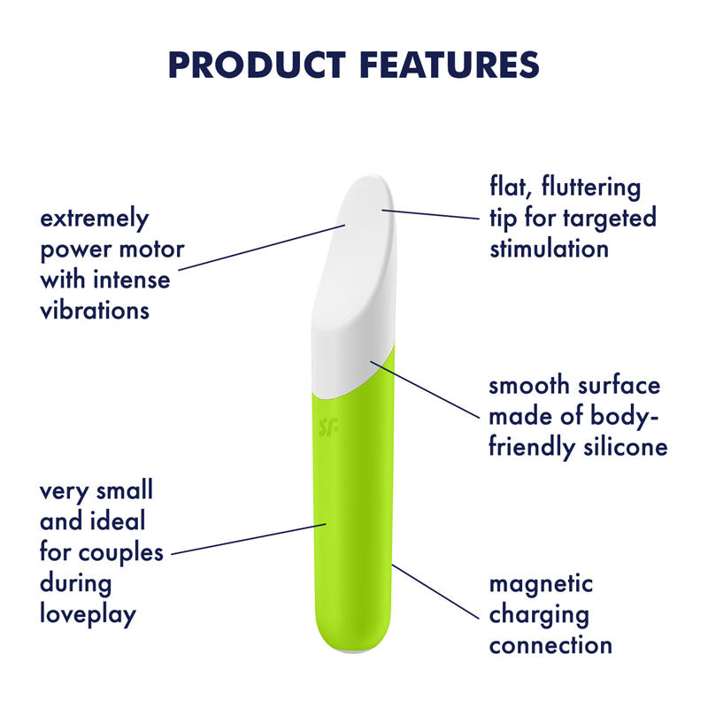 Satisfyer Ultra Power Bullet 7 – USB Rechargeable Silicone Bullet Vibrator > Vibrators > Mini Vibrators Main image
