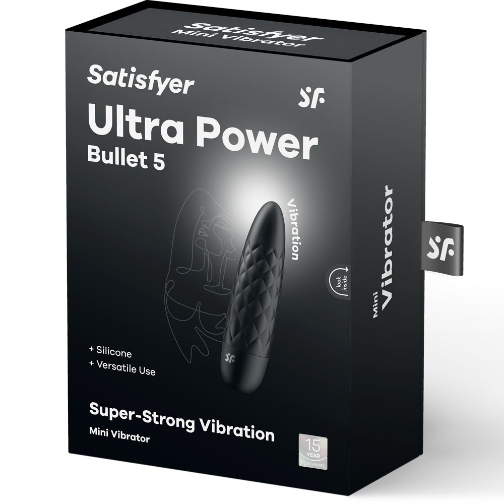 Satisfyer Ultra Power Bullet 5 – USB Rechargeable Silicone Bullet Vibrator > Vibrators > Mini Vibrators