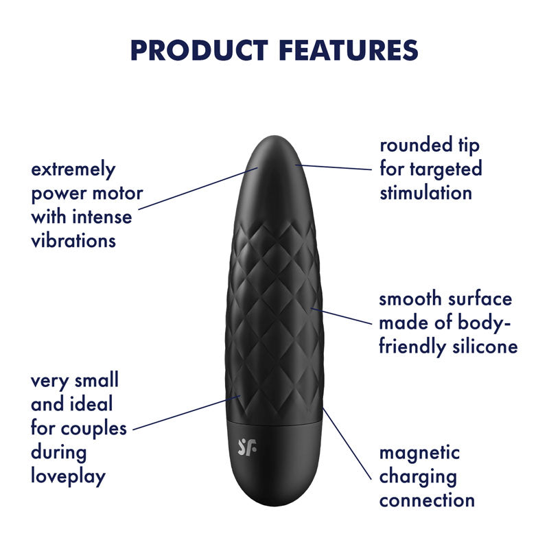 Satisfyer Ultra Power Bullet 5 Bullet Vibrator Black