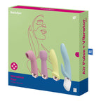 Satisfyer Marvelous Four – USB Rechargeable 4-in-1 Vibrator with Four Attachments > Sex Toys For Ladies > Air Pulsation