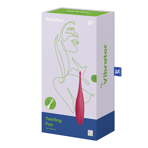Satisfyer Twirling Fun Tip Stimulator – Rechargeable Silicone Stimulator Default Title > Vibrators > Ladies > Clitoral Vibrators and Stimulators