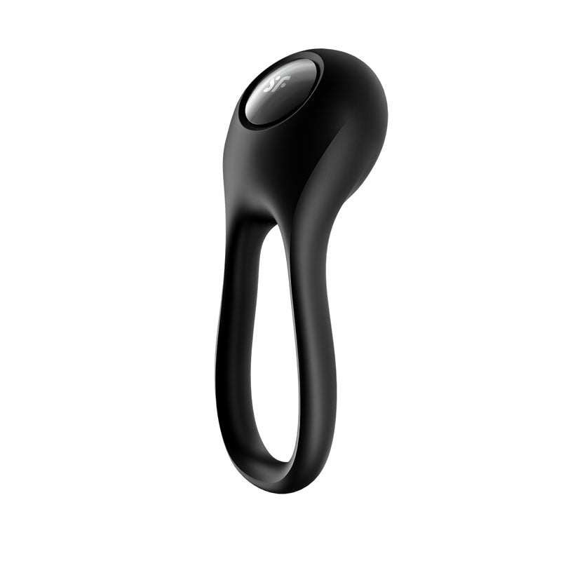 Satisfyer Majestic Duo – USB Rechargeable Silicone Vibrating Cock Ring Black > Cock Ring > Vibrating