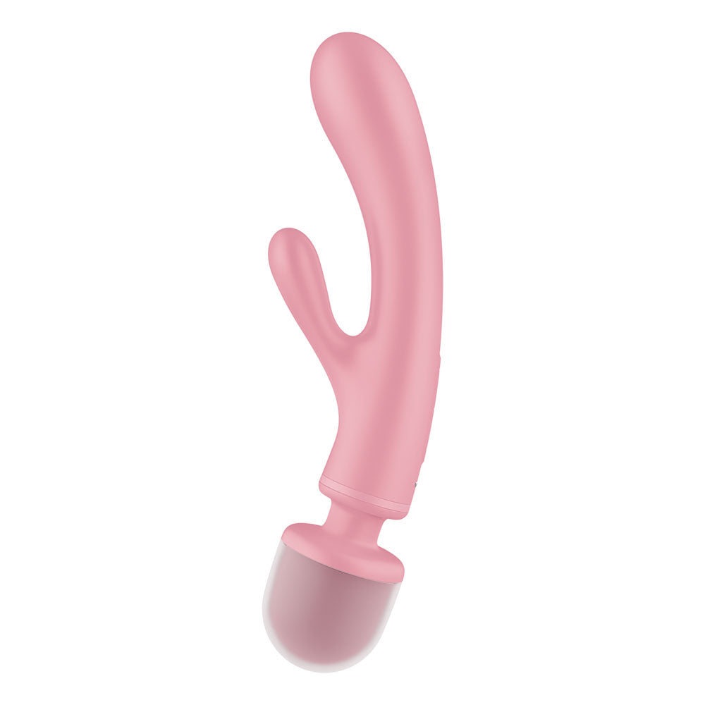 Satisfyer Triple Lover Waterproof Rechargeable Couples Vibrator > Vibrators > Ladies > Rabbit Multi