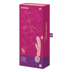 Satisfyer Triple Lover Waterproof Rechargeable Couples Vibrator > Vibrators > Ladies > Rabbit Multi