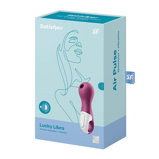 Satisfyer Libra Air Wave Vibrator - Berry Default Title AIR PULSATION