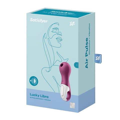 Satisfyer Libra Air Wave Vibrator - Berry Default Title AIR PULSATION